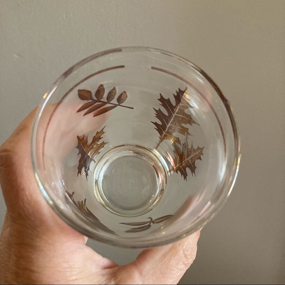 Libbey Gold Leaf Glasses - Picture 3 of 7